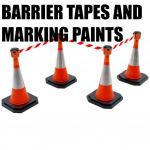 BARRIER TAPES & MARKING PAINTS